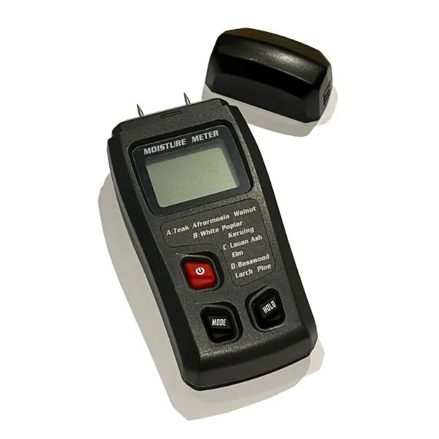 Order a Introducing our all-new range of thermometers and woodburning equipment; this moisture meter is perfect for checking the water composition on a huge variety of materials, including, but not limited to, wood, cotton, paper, bamboo and much, much more.